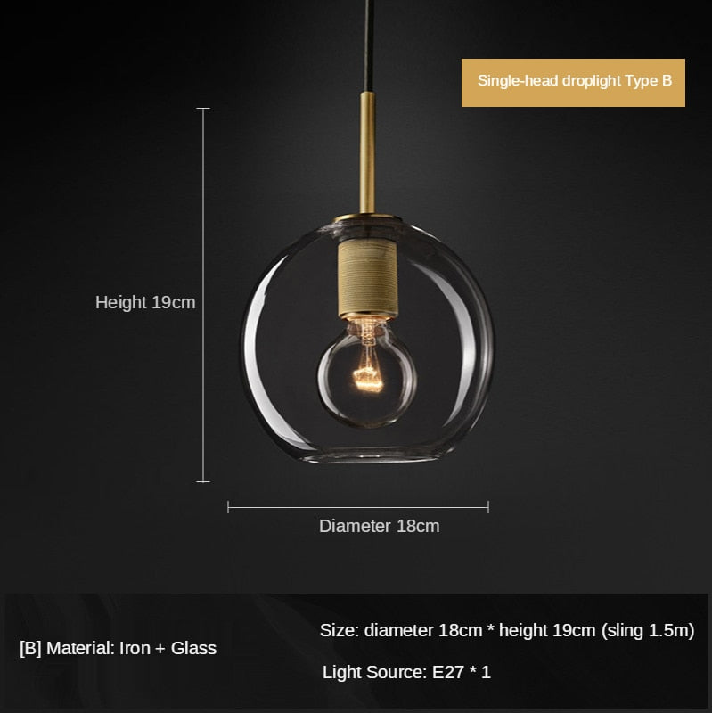 Luxury Vintage Modern LED Pendant Lights