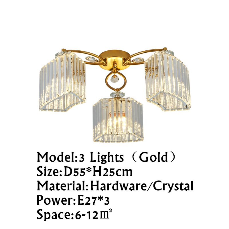 Modern Ceiling Circle Crystal Chandelier