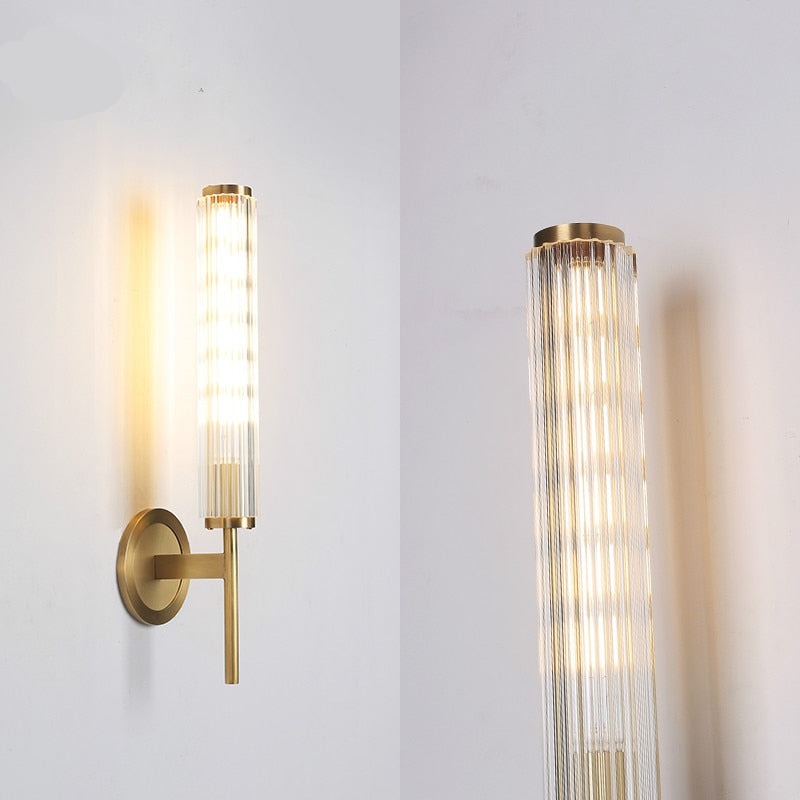 Salon Retro Brass Wall Light