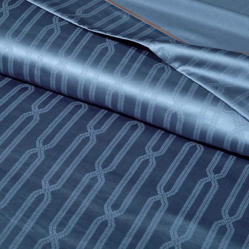 Midnight Blue Egyptian Duvet Set