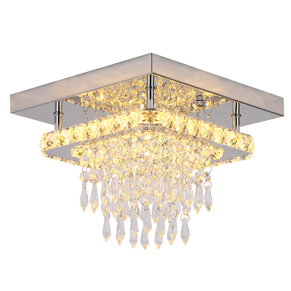 Modern Square Raindrop Ceiling Chandelier