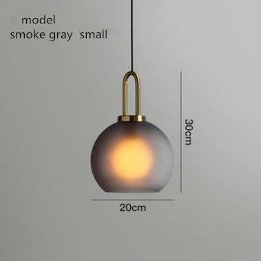 Glass Ball Modern Single Pendant Lights