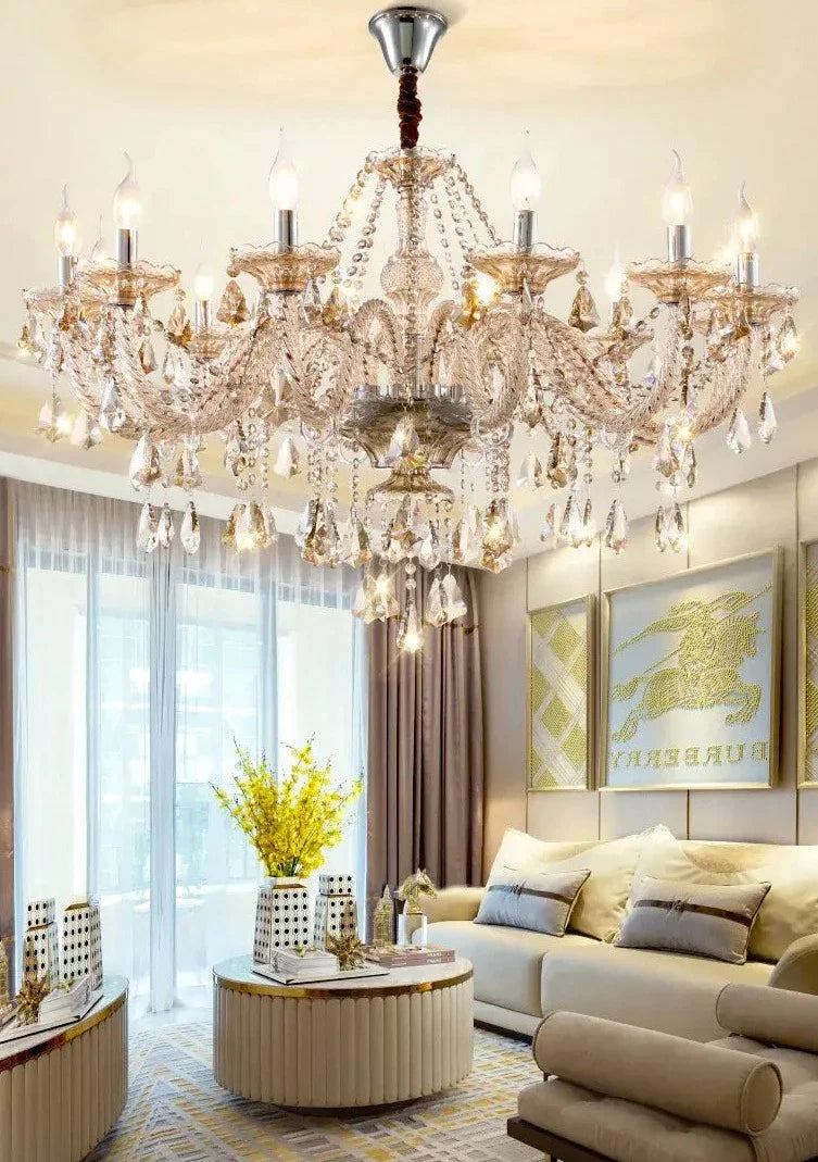 Brilliant Sparkle Crystal Chandelier