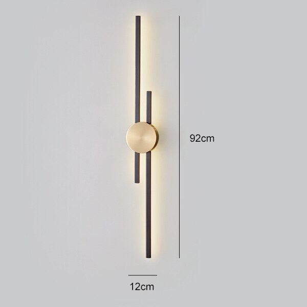 Luxury Minimalist Creative Copper Wall Lights