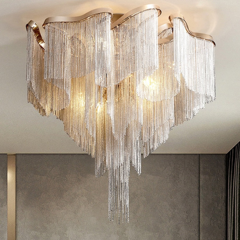 Modern Tassel Ceiling Chandelier