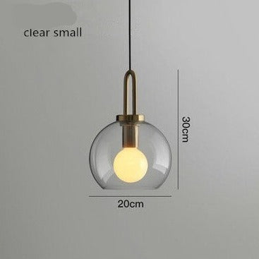 Glass Ball Modern Single Pendant Lights