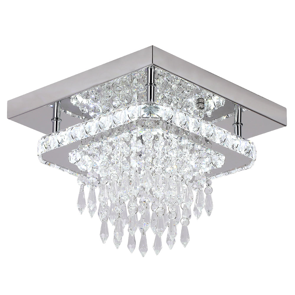 Modern Square Raindrop Ceiling Chandelier