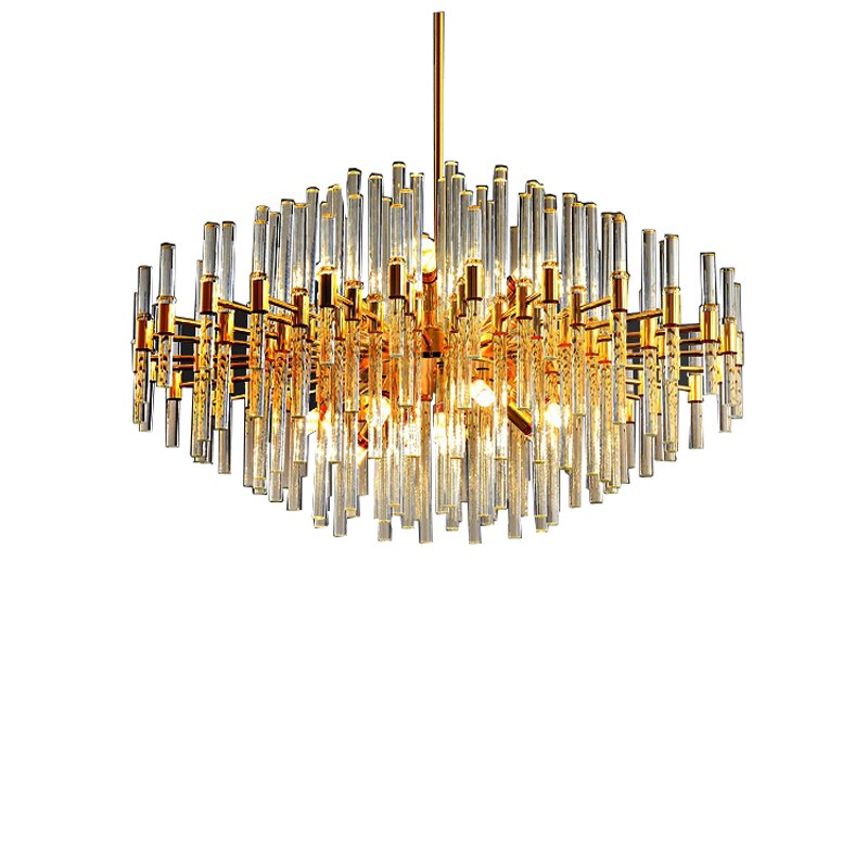 Simple Postmodern Crystal Chandelier