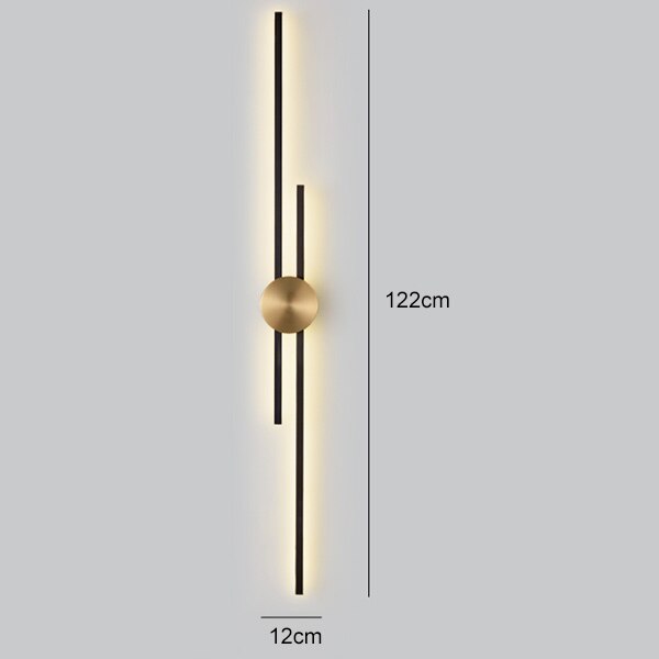 Luxury Minimalist Creative Copper Wall Lights