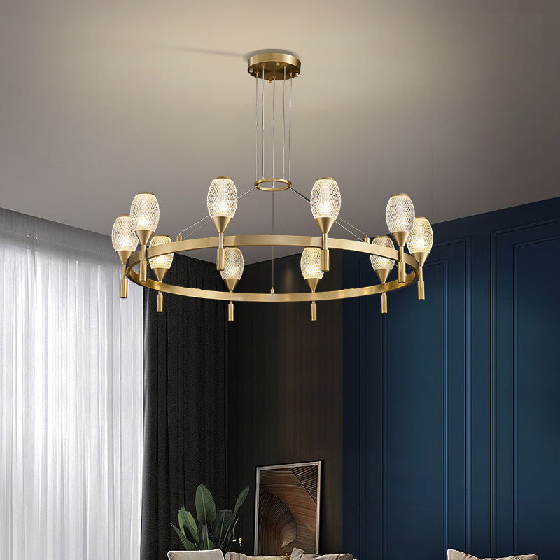 Designer Art Deco Crystal Modern Chandelier