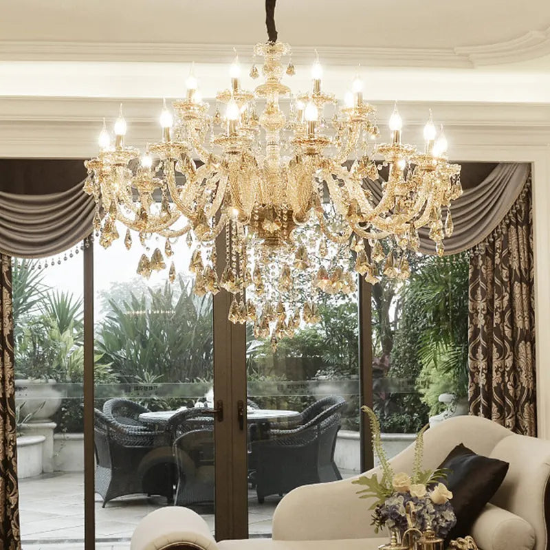 Brilliant Sparkle Crystal Chandelier