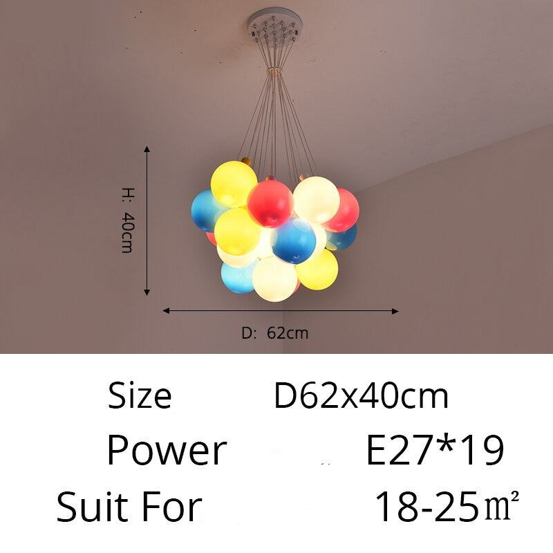 Nordic Acrylic  Decoration  Modern Balloon Chandelier