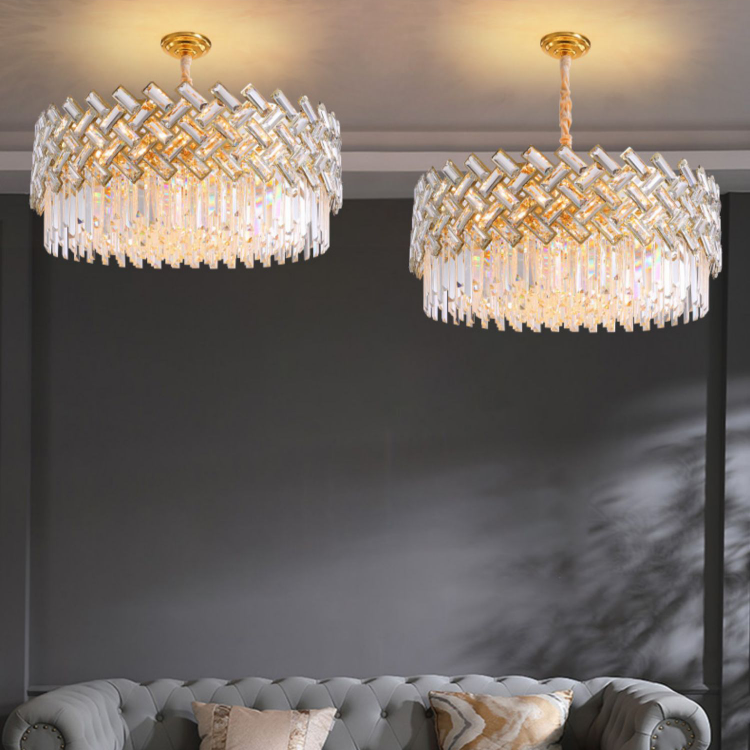 Luxury Round Chandelier Crystal