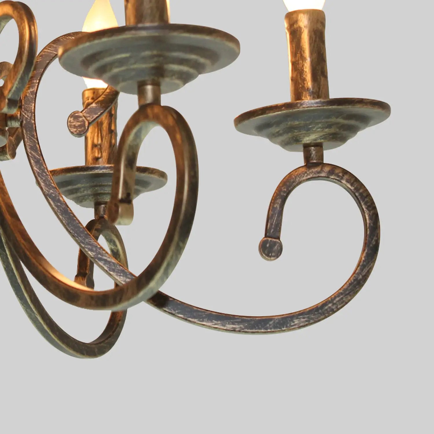 Antique Bronze Hanging Chandelier