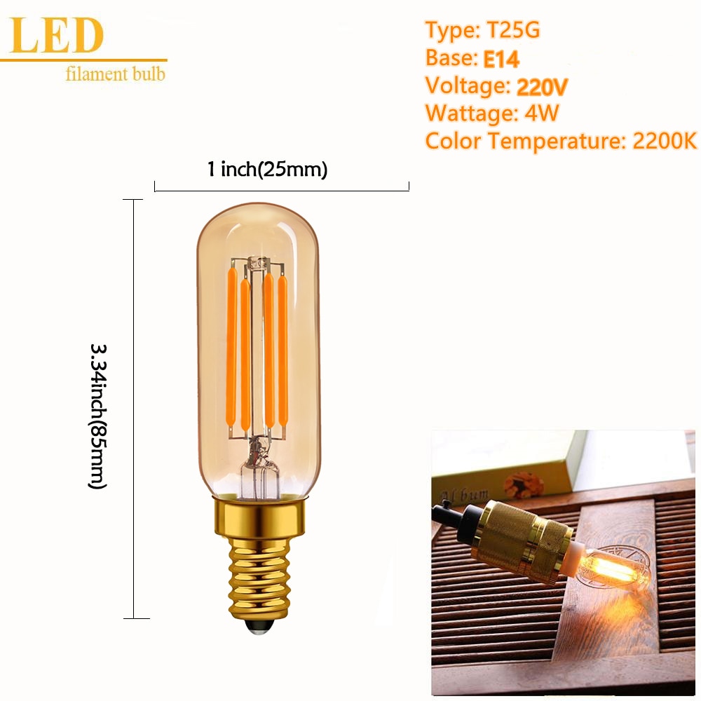 Retro LED Spiral Filament Light Bulb