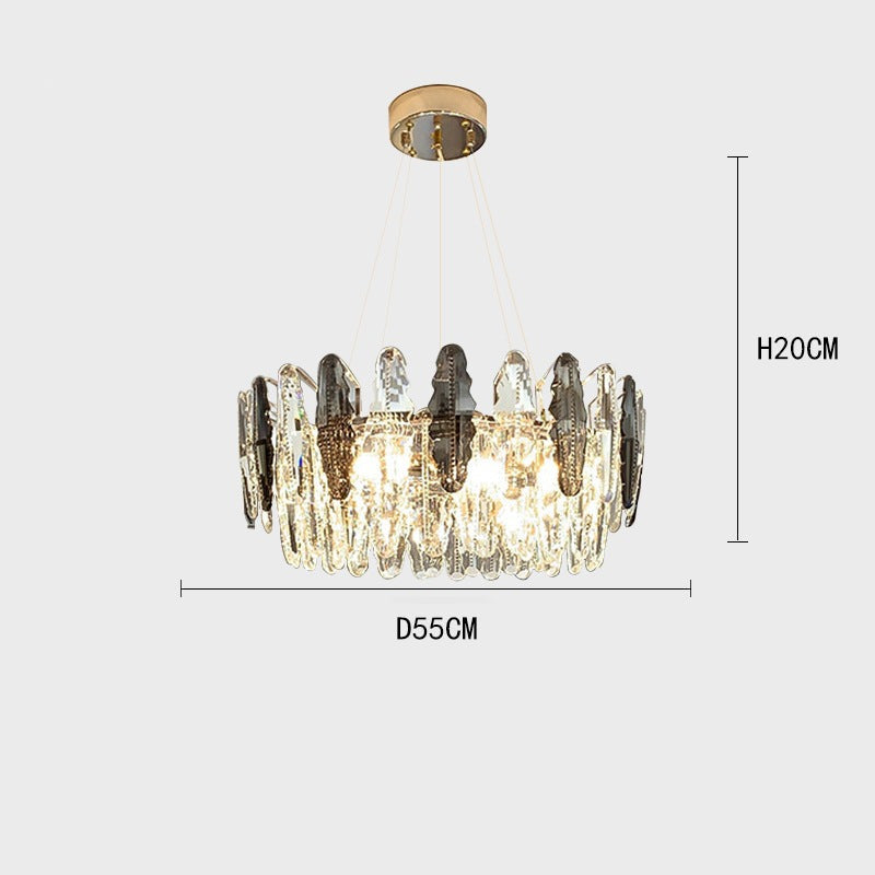 Modern Living Room Gold Deluxe Chandelier