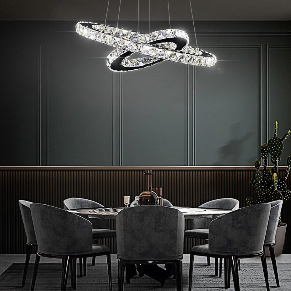 Apollo 3 - Modern Crystal Led Lights Chandelier