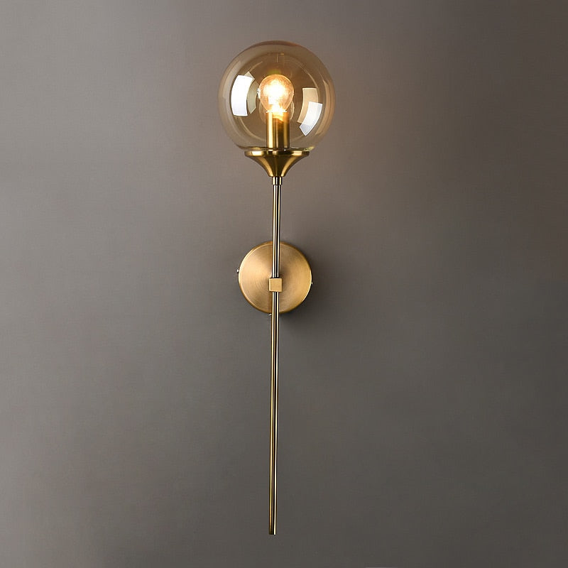 Modern Golden Sconces Round Wall Lamp