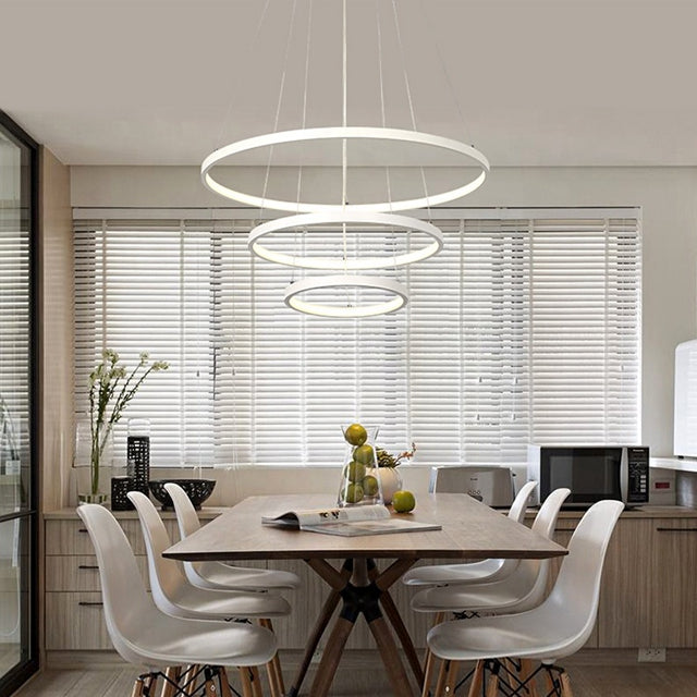 3 Led Ring Chandelier