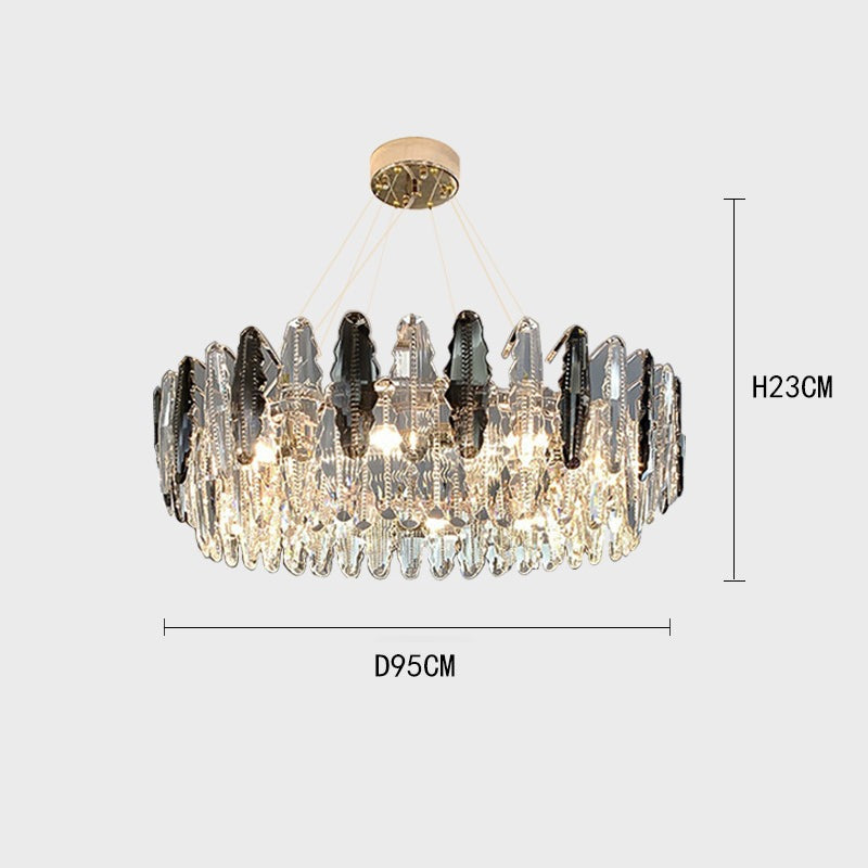 Modern Living Room Gold Deluxe Chandelier