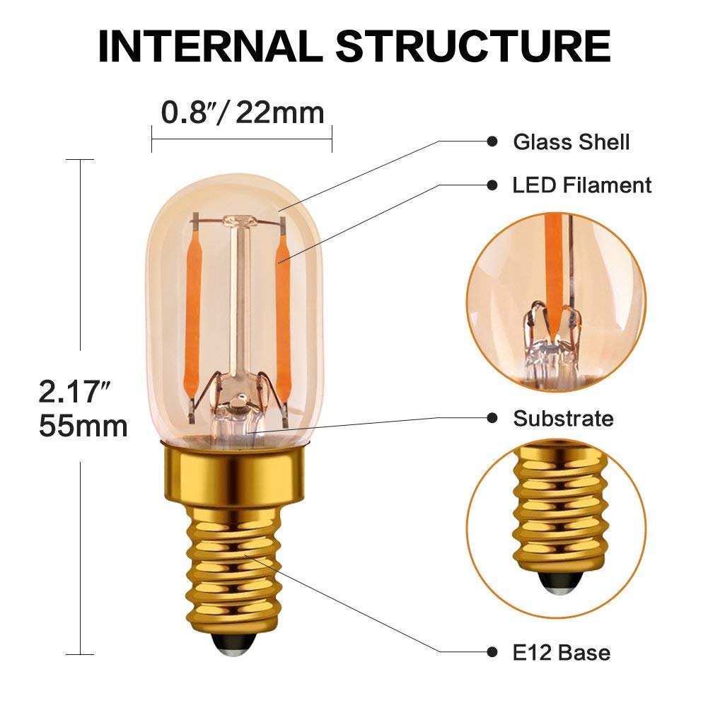 Retro LED Spiral Filament Light Bulb