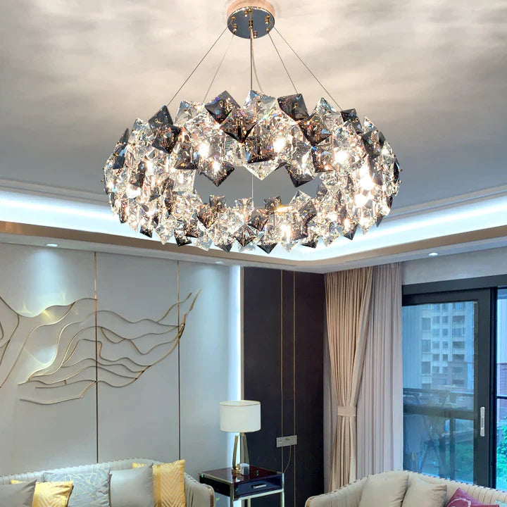 Dandelion Round Crystal Special Modern Chandelier