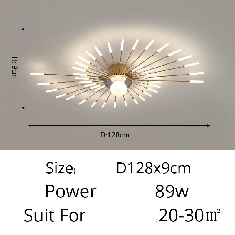 New 42 Lights Modern Sputnik Ceiling Chandelier