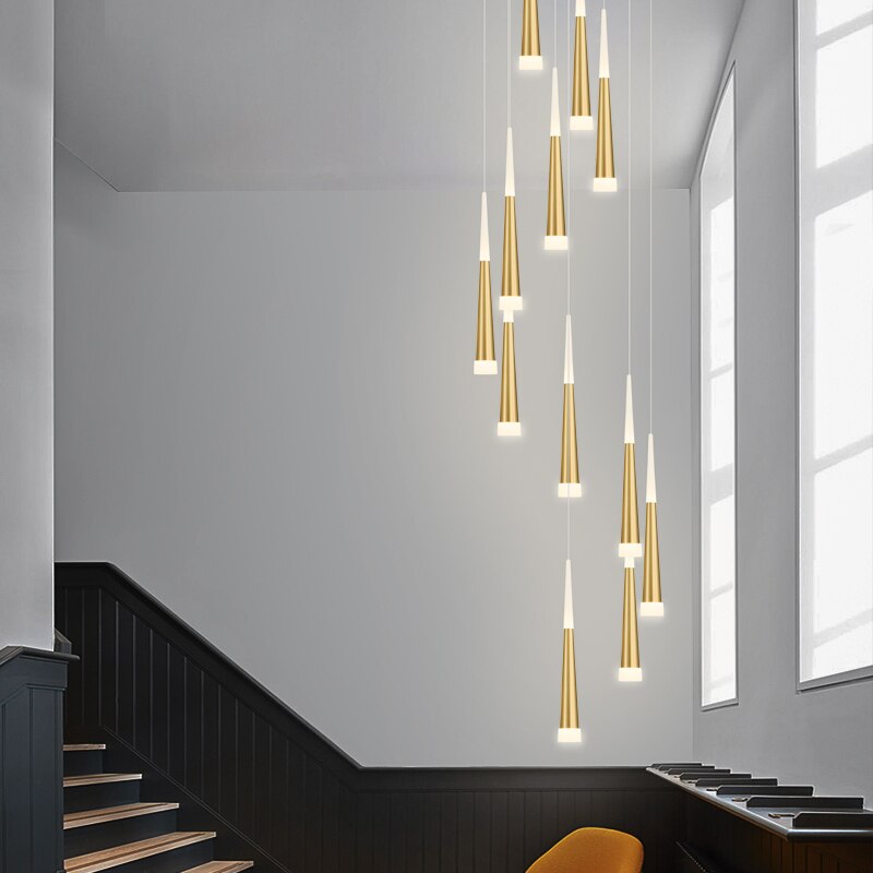 Duplex Stair Chandelier