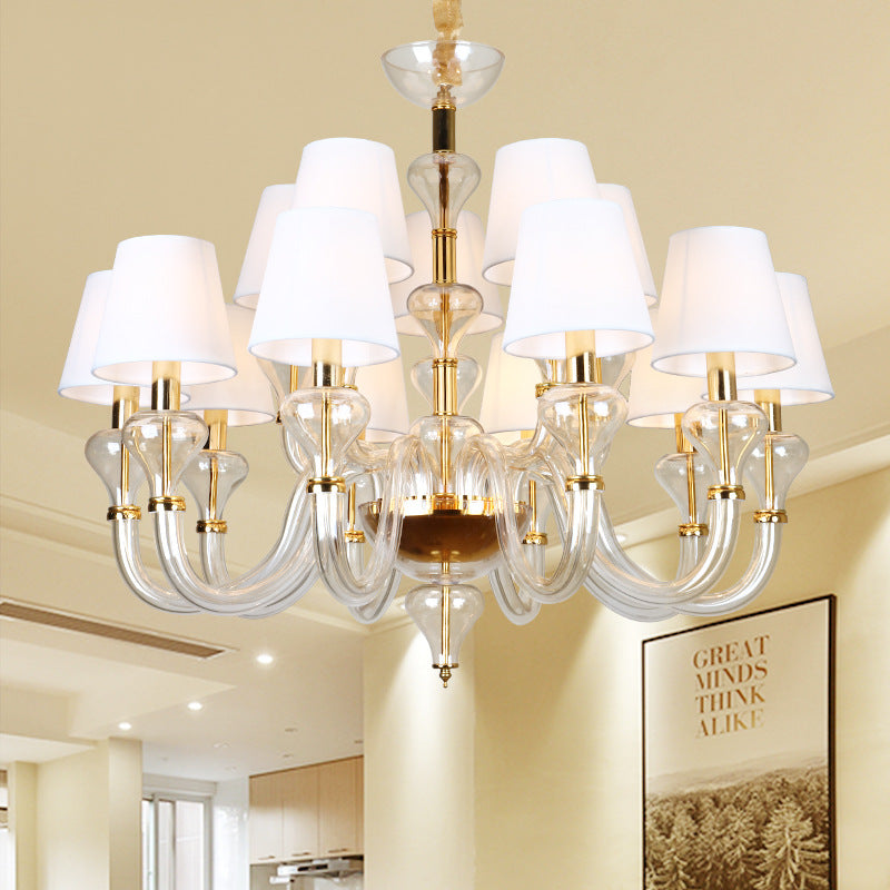 European Classical Design Simple Glass Chandelier