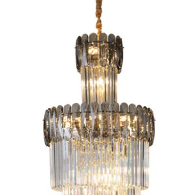 K9 Crystal Chandelier Long Staircase