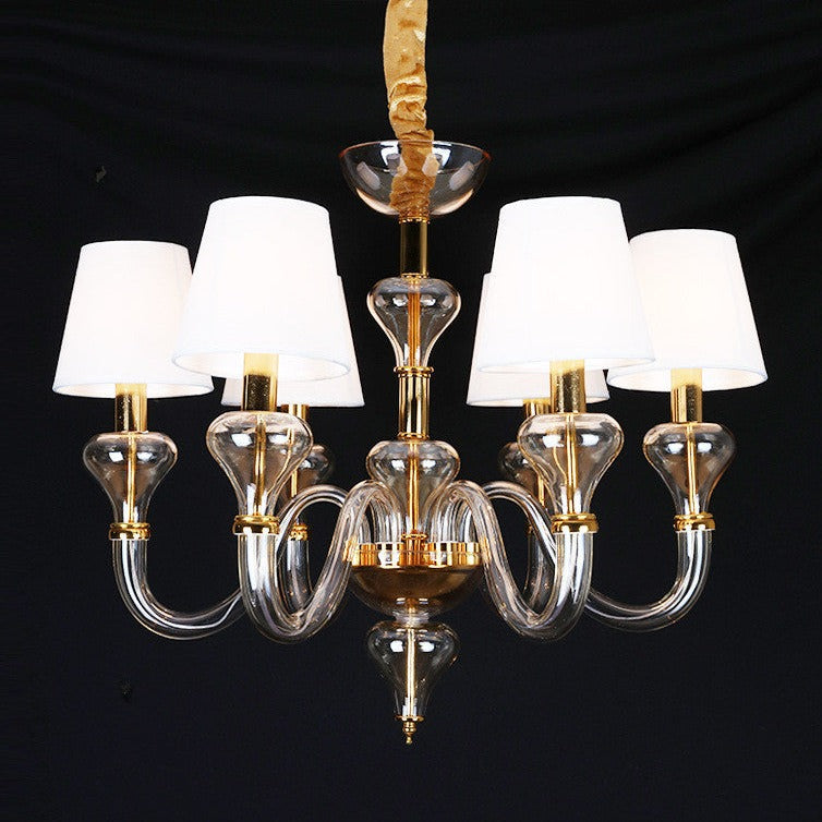 European Classical Design Simple Glass Chandelier