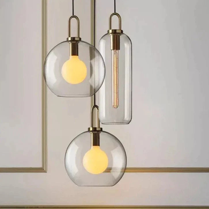 Glass Ball Modern Single Pendant Lights