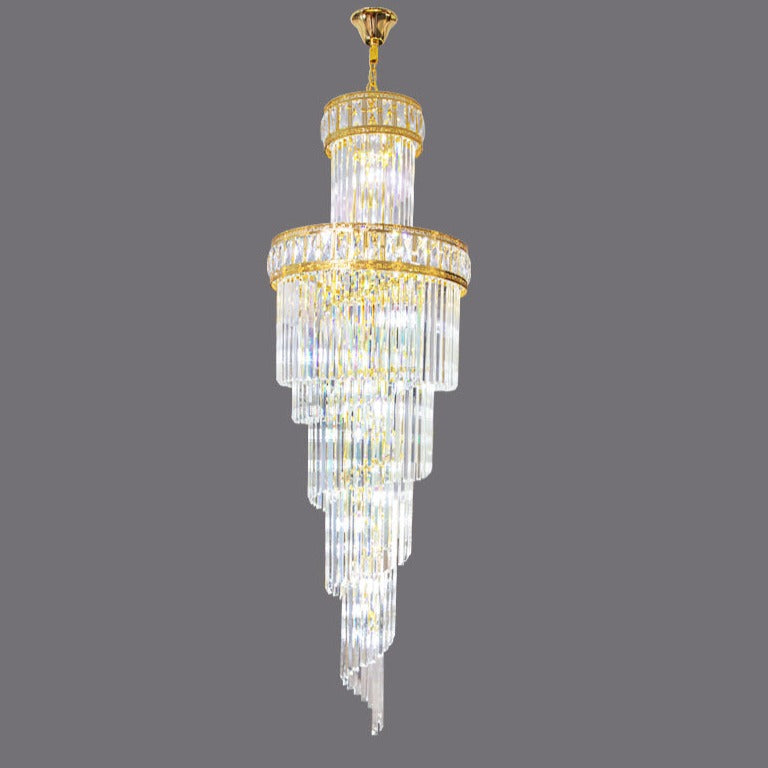 Loft Stair Rotating Long Chandelier