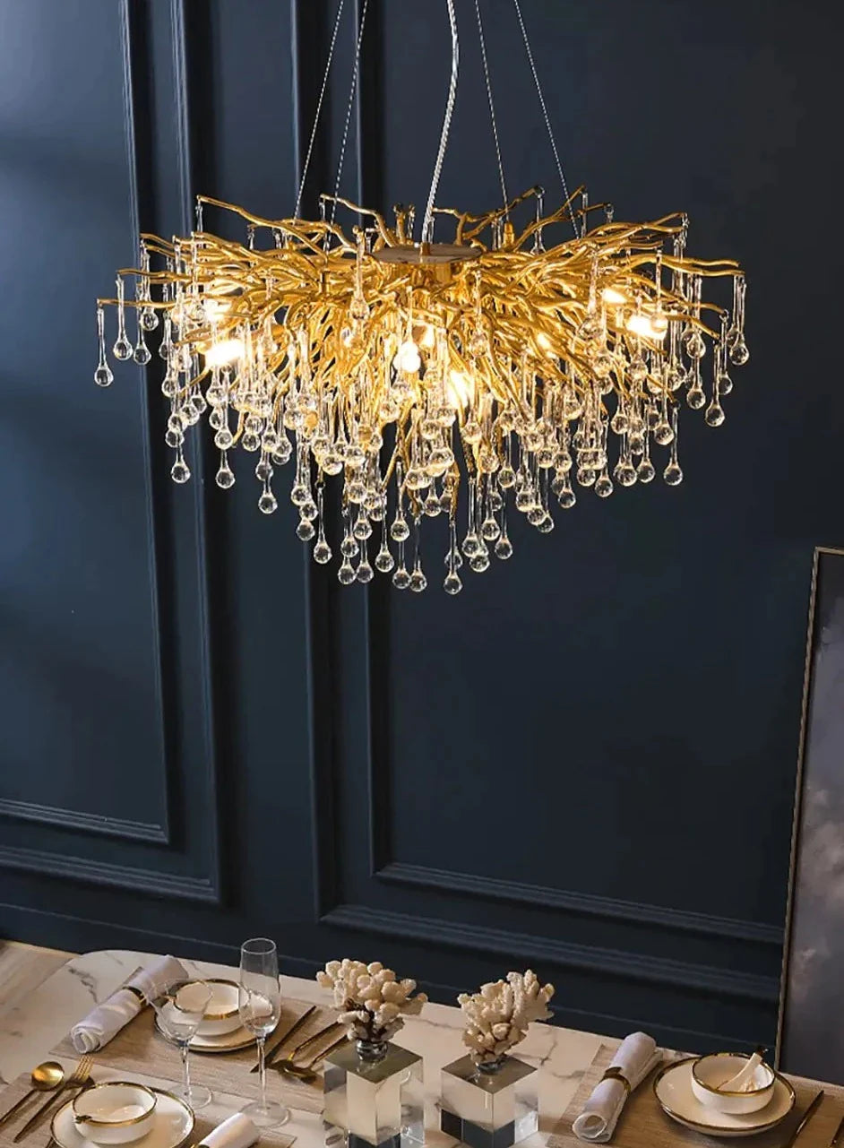 Unique Luxury Crystal Ceiling Chandelier