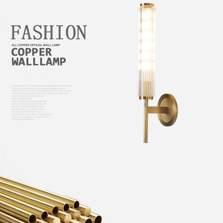 Salon Retro Brass Wall Light