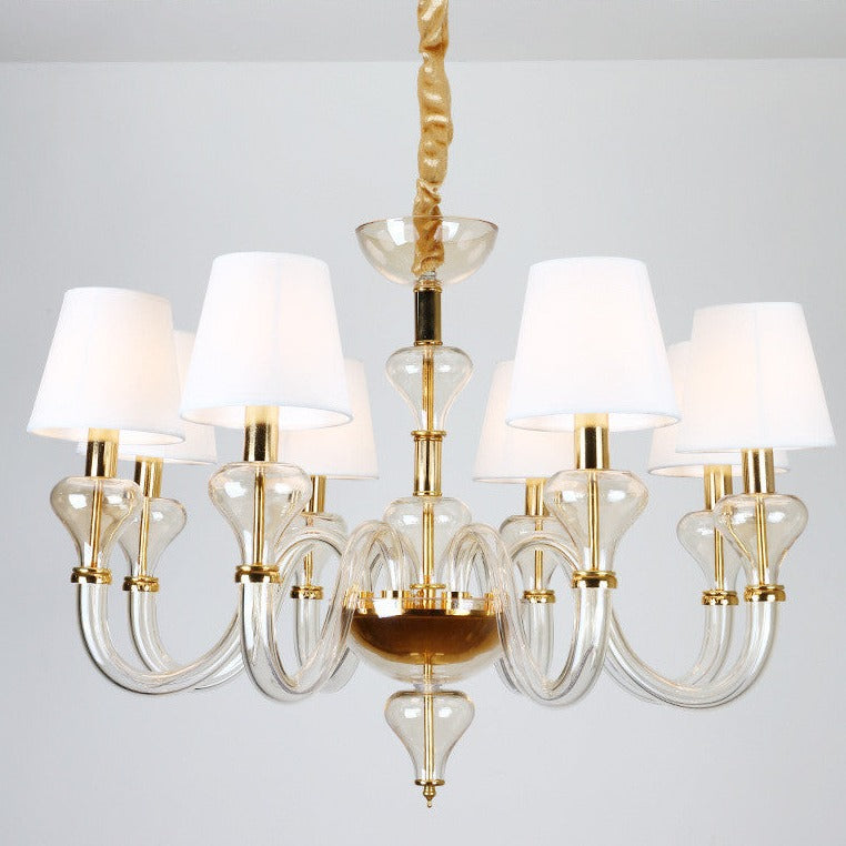 European Classical Design Simple Glass Chandelier