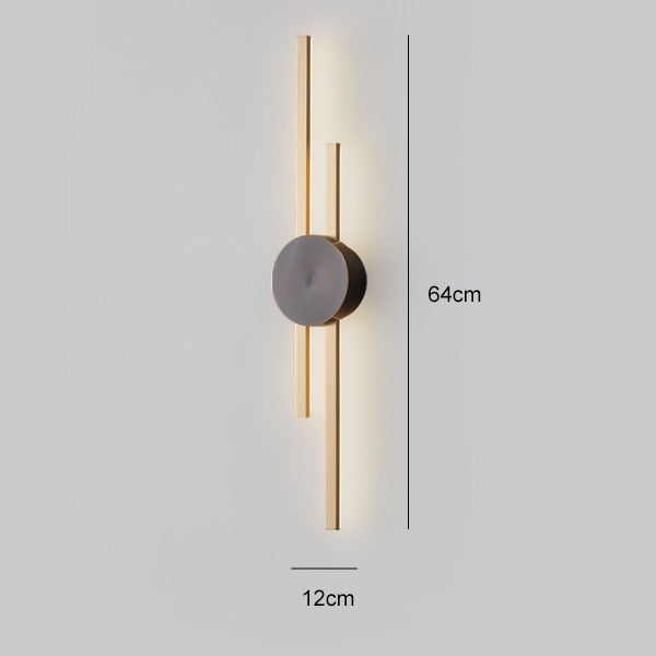 Luxury Minimalist Creative Copper Wall Lights