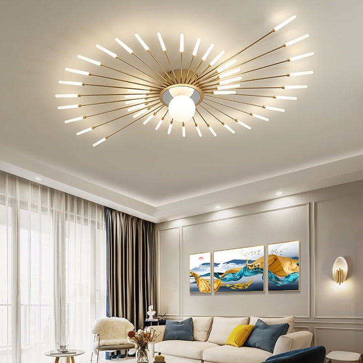 New 42 Lights Modern Sputnik Ceiling Chandelier