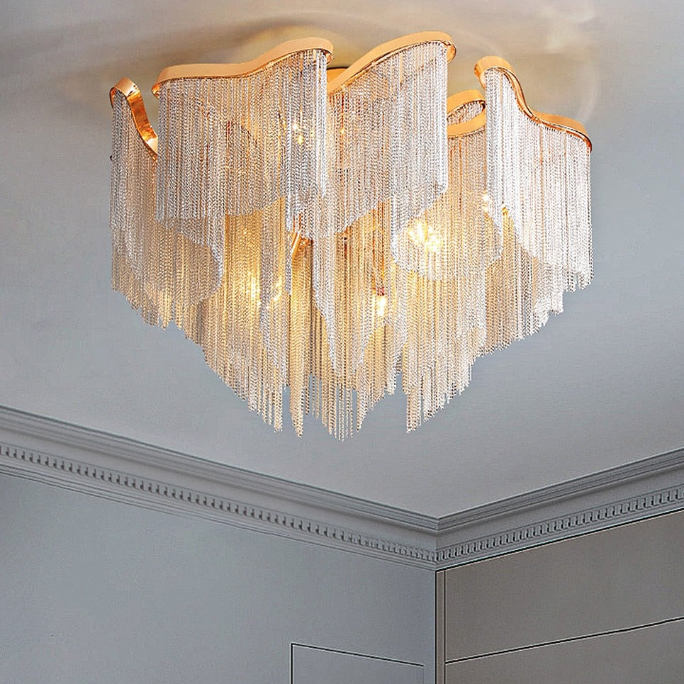 Modern Tassel Ceiling Chandelier