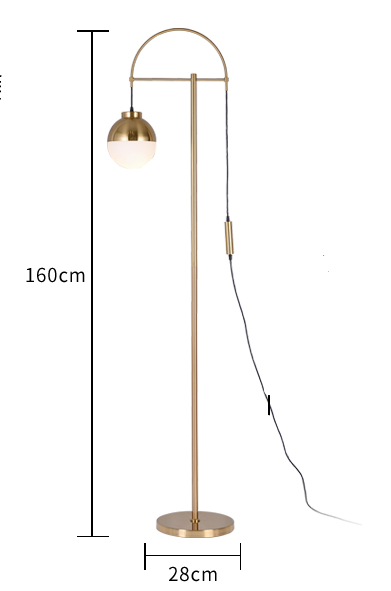 Nordic Modern Gold Lamp Floor Lamp