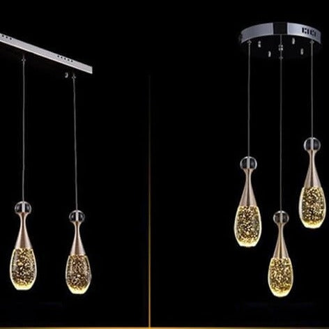 Modern Art Led Crystal Pendant Chandelier