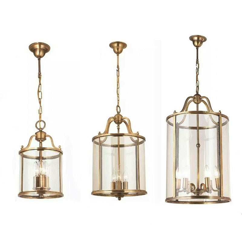 American Vintage Copper Chandeliers