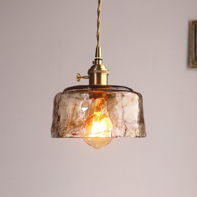 Modern Brass Glass Pendant Lights