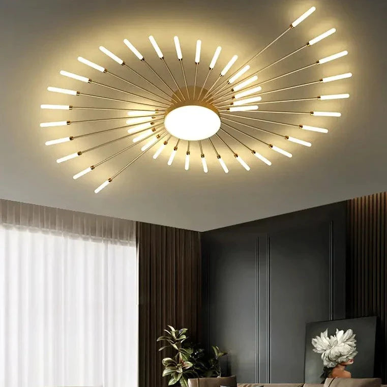 42 Lights Modern Sputnik Ceiling Chandelier