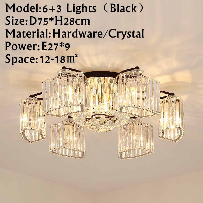 Modern Ceiling Circle Crystal Chandelier