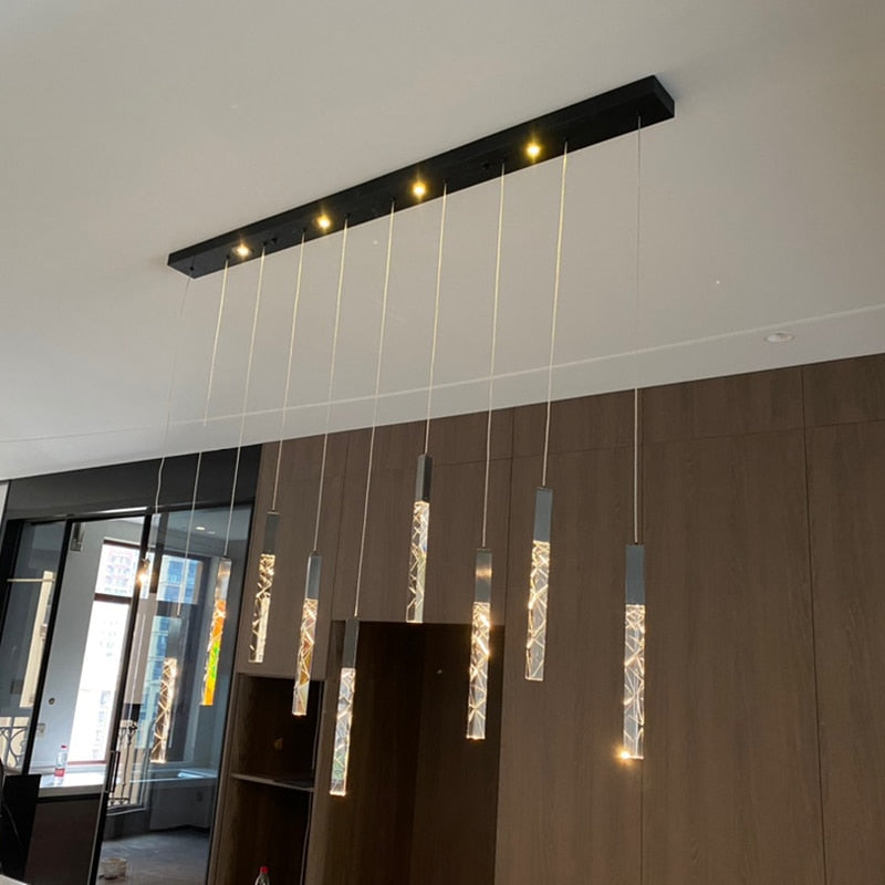 Rectangle Loft LED Chandelier