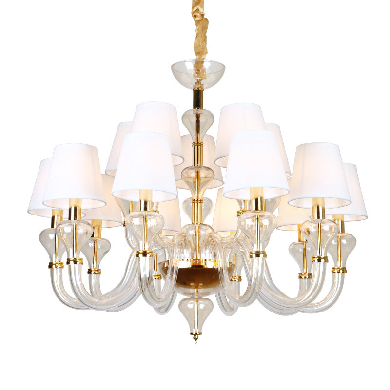 European Classical Design Simple Glass Chandelier