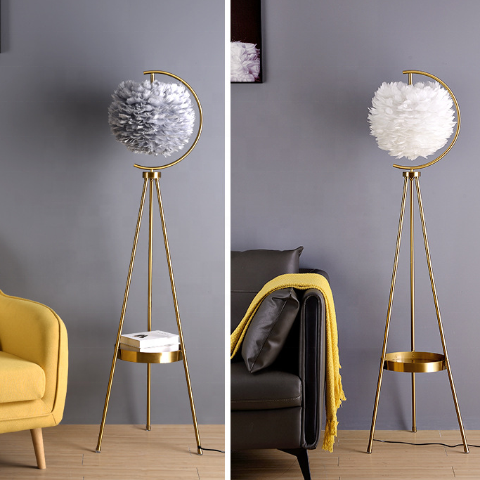 Nordic Standing Lights With Table Floor Lamps