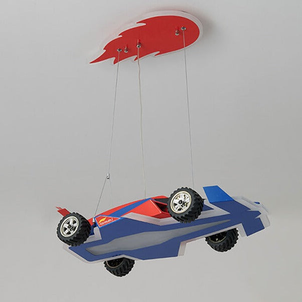 Kids Bedroom Decorative Race Car Chandelier