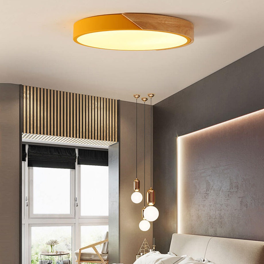 Macaroon Ultra Thin Wood Lamp